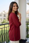 RICH LOOK ROMAN SILK EMBROIDERY WORK ONLY TOP DAILY WEAR WHOLESALE PRICE ETHNIC GARMENT (5)