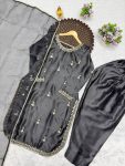 RICH LOOK SATIN SEQUENCE EMBROIDERY WORK TOP PATIYALA WITH DUPATTA FESTIVE WEAR WHOLESALE PRICE ETHNIC GARMENT (2)