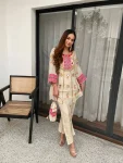 TRADITIONAL COSMOSS SILK REAL MIRROR AND SEQUENCE EMBROIDERY WORK CO-ORD SET PARTY WEAR WHOLESALE PRICE ETHNIC GARMENT (4)