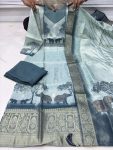 TRENDING BANARASI WEAVING WORK TOP BOTTOM WITH DUPATTA FESTIVE WEAR WHOLESALE PRICE ETHNIC GARMENT (9)
