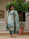 TRENDING BANARASI WEAVING WORK TOP BOTTOM WITH DUPATTA FESTIVE WEAR WHOLESALE PRICE ETHNIC GARMENT (9)