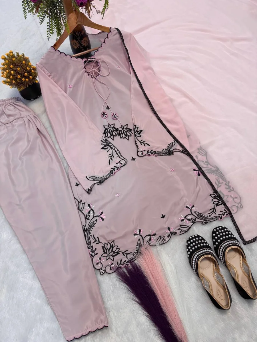 TRENDING CREPE SILK MULTI COTTON DAGHA EMBROIDERY WORK TOP PATIYALA WITH DUPATTA FESTIVE WEAR WHOLESALE PRICE ETHNIC GARMENT (8)