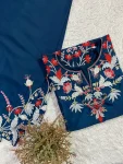 TRENDING FRENCH CREPE EMBROIDERY AND CUT WORK CO-ORD SET CASUAL WEAR WHOLESALE PRICE ETHNIC GARMENT (2)