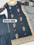 TRENDING GEORGETTE EMBROIDERED SEQUENCE WORK TOP SHARARA WITH DUPATTA FESTIVE WEAR WHOLESALE PRICE ETHNIC GARMENT (3)