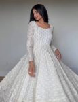 TRENDING GEORGETTE THREAD WITH SEQUENCE WORK GOWN BOTTOM WITH DUPATTA FESTIVE WEAR WHOLESALE PRICE ETHNIC GARMENT (5)