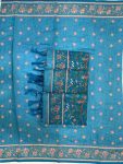 TRENDING LINENE COTTON FLOWERS DIGITAL PRINTED WORK SAREE WITH UNSTITCHED BLOUSE FESTIVE WEAR WHOLESALE PRICE ETHNIC GARMENT (4)