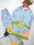 TRENDING POLY COTTON NATURAL DIGITAL PRINT WORK CO-ORD SET CASUAL WEAR WHOLESALE PRICE ETHNIC GARMENT (3)