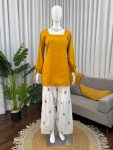 TRENDING RAYON PLAIN TOP WITH THREAD WORK PATIYALA DAILY WEAR WHOLESALE PRICE ETHNIC GARMENT (3)