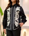 TRENDING RAYON SLUB EMBROIDERY WORK CO-ORD SET OFFICE WEAR WHOLESALE PRICE ETHNIC GARMENT (2)