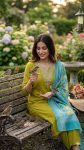 TRENDING SLUB COTTON EMBROIDERY WORK TOP BOTTOM WITH DUPATTA FESTIVE WEAR WHOLESALE PRICE ETHNIC GARMENT (11)