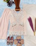 10MODERN GEORGETTE EMBROIDERY 3 MM SEQUENCE WORK KID’S TOP PALAZZO WITH DUPATTA FESTIVE WEAR WHOLESALE PRICE ETHNIC GARMENT(20)
