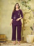 13RICH LOOK COTTON MULTI EMBROIDERY THREAD WORK CO-ORD SET CASUAL WEAR WHOLESALE PRICE ETHNIC GARMENT (2)