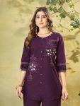 13RICH LOOK COTTON MULTI EMBROIDERY THREAD WORK CO-ORD SET CASUAL WEAR WHOLESALE PRICE ETHNIC GARMENT (2)