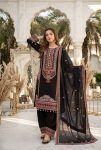 14DESIGNER MUL CHANDERI EMBROIDERY SEQUENCE WITH REAL MIRROR HAND WORK AND FANCY LACE WORK TOP PALAZZO WITH DUPATTA FESTIVE WEAR WHOLESALE PRICE ETHNIC GARMENT (18)