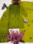 16DESIGNER RAYON THREAD EMBROIDERY WORK TOP SHARARA WITH DUPATTA WEDDING WEAR WHOLESALE PRICE ETHNIC GARMENT (16)