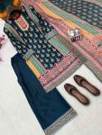 17NEW ARRIVAL MALAI SATIN DIGITAL PRINT WORK TOP PALAZZO WITH DUPATTA FESTIVE WEAR WHOLESALE PRICE ETHNIC GARMENT (13)