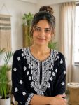 18FANCY FRENCH CREPE SILK THREAD EMBROIDERY WORK KURTI PALAZZO SET OFFICE WEAR WHOLESALE PRICE ETHNIC GARMENT (34)