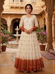 1ATTARACTIVE SHADED CRUNCHY PIPE SEQUENCE EMBROIDERY WORK GOWN FESTIVE WEAR WHOLESALE PRICE ETHNIC GARMENT (15)
