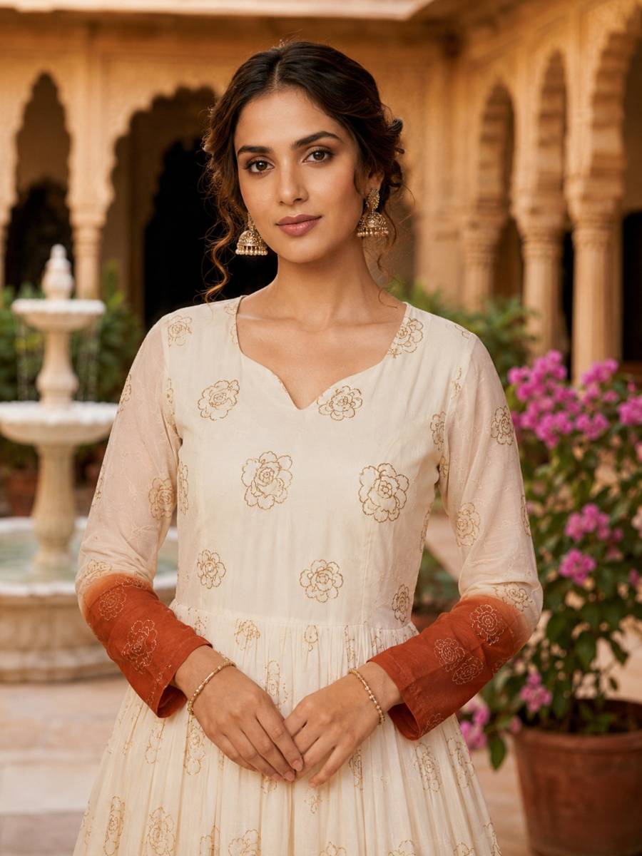 1ATTARACTIVE SHADED CRUNCHY PIPE SEQUENCE EMBROIDERY WORK GOWN FESTIVE WEAR WHOLESALE PRICE ETHNIC GARMENT (17)