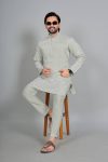 1DESIGNER COTTON SILK EMBROIDERY WORK MEN’S KURTA WEDDING WEAR WHOLESALE PRICE ETHNIC GARMENT (11)