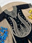 1DESIGNER GEORGETTE EMBROIDERY WITH MOTI WORK KID’S TOP BOTTOM WITH DUPATTA FESTIVE WEAR WHOLESALE PRICE ETHNIC GARMENT (24)