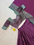 1DESIGNER SILK WOVEN WORK LEHENGA CHOLI WITH DUPATTA FESTIVE WEAR WHOLESALE PRICE ETHNIC GARMENT (6)