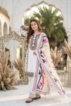 1FANCY NATURAL SILK EMBROIDRY WORK TOP PATIYALA WITH DUPATTA FESTIVE WEAR WHOLESALE PRICE ETHNIC GARMENT (6)