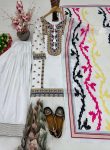 1FANCY NATURAL SILK EMBROIDRY WORK TOP PATIYALA WITH DUPATTA FESTIVE WEAR WHOLESALE PRICE ETHNIC GARMENT (6)