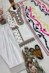 1FANCY NATURAL SILK EMBROIDRY WORK TOP PATIYALA WITH DUPATTA FESTIVE WEAR WHOLESALE PRICE ETHNIC GARMENT (6)