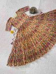 1MODERN CAMBRIC COTTON KALAMKARI PRINT GOWN DAILY WEAR WHOLESALE PRICE ETHNIC GARMENT (19)