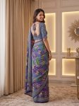 1MODERN CHINON DIGITAL AJRAK PRINT WITH REAL MIRROR WORK SAREE WITH UNSTITCHED BLOUSE PARTY WEAR WHOLESALE PRICE ETHNIC GARMENT (23)