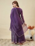 1MODERN CRUNCHY SILK EMBROIDERY WORK TOP PALAZZO WITH DUPATTA FESTIVE WEAR WHOLESALE PRICE ETHNIC GARMENT (30)