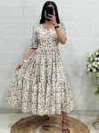1MODERN HAKOBA COTTON PRINTED WORK ONE PIECE DRESS DAILY WEAR WHOLESALE PRICE ETHNIC GARMENT (2)