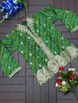 1MODERN SATIN BANGLORI PRINT WITH EMBROIDERY THREAD & SEQUENCE WORK JACKET PARTY WEAR WHOLESALE PRICE ETHNIC GARMENT (2)