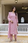 1NEW ARRIVAL CAMBRIC COTTON BORING CHIKAN KARI WORK TOP BOTTOM WITH DUPATTA FESTIVE WEAR WHOLESALE PRICE ETHNIC GARMENT (39)