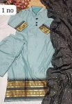 1NEW ARRIVAL KANCHI COTTON ZARI KANCHI BORDER WORK TOP BOTTOM WITH DUPATTA FESTIVE WEAR WHOLESALE PRICE ETHNIC GARMENT (3)