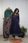 1RICH LOOK COTTON DIGITAL PRINTED WITH SEQUENCE KATHA WORK ANARKALI BOTTOM WITH DUPATTA FESTIVE WEAR WHOLESALE PRICE ETHNIC GARMENT (11)