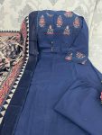 1RICH LOOK COTTON DIGITAL PRINTED WITH SEQUENCE KATHA WORK ANARKALI BOTTOM WITH DUPATTA FESTIVE WEAR WHOLESALE PRICE ETHNIC GARMENT (11)