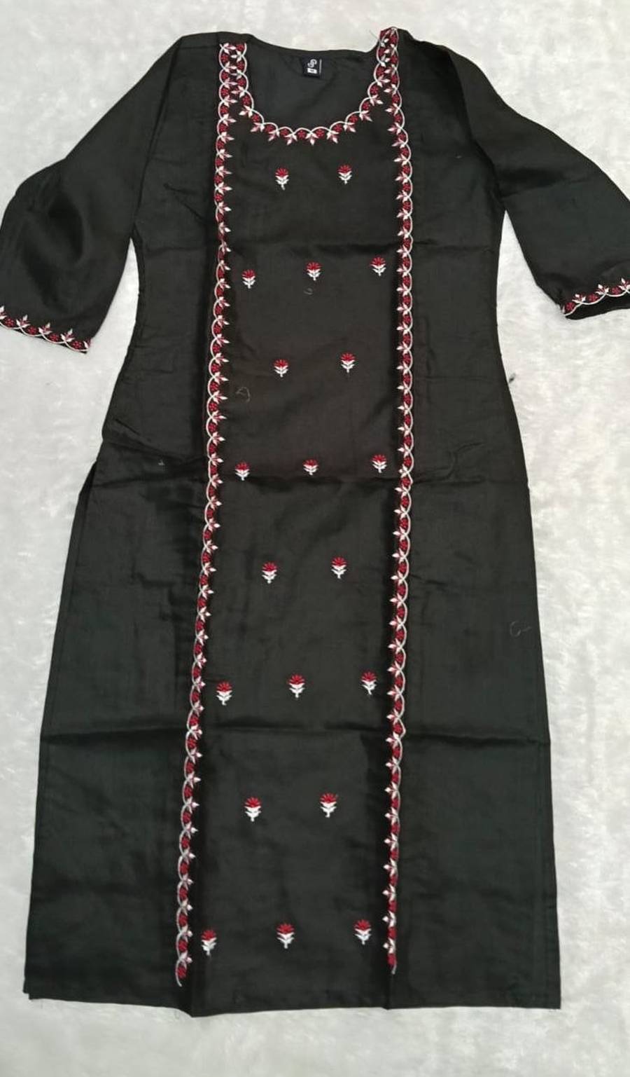 1RICH LOOK COTTON EMBROIDERY WORK ONLY KURTI DAILY WEAR WHOLESALE PRICE ETHNIC GARMENT (3)