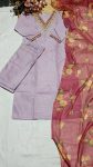 1RICH LOOK COTTON SILK EMBROIDERY WORK TOP BOTTOM WITH DUPATTA FESTIVE WEAR WHOLESALE PRICE ETHNIC GARMENT (10)