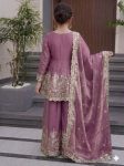 1RICH LOOK FENDY SILK EMBROIDERY & SEQUENCE WORK KID’S TOP PALAZZO WITH DUPATTA FESTIVE WEAR WHOLESALE PRICE ETHNIC GARMENT (2)