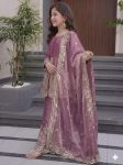 1RICH LOOK FENDY SILK EMBROIDERY & SEQUENCE WORK KID’S TOP PALAZZO WITH DUPATTA FESTIVE WEAR WHOLESALE PRICE ETHNIC GARMENT (2)