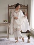 1RICH LOOK GEORGETTE EMBROIDERY WORK TOP PALAZZO WITH DUPATTA FESTIVE WEAR WHOLESALE PRICE ETHNIC GARMENT (16)