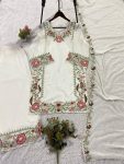 1RICH LOOK GEORGETTE EMBROIDERY WORK TOP PALAZZO WITH DUPATTA FESTIVE WEAR WHOLESALE PRICE ETHNIC GARMENT (16)