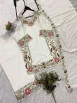1RICH LOOK GEORGETTE EMBROIDERY WORK TOP PALAZZO WITH DUPATTA FESTIVE WEAR WHOLESALE PRICE ETHNIC GARMENT (16)