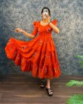 1RICH LOOK MUL COTTON EMBROIDERY WORK ONE PIECE MAXI DRESS PARTY WEAR WHOLESALE PRICE ETHNIC GARMENT (18)
