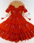 1RICH LOOK MUL COTTON EMBROIDERY WORK ONE PIECE MAXI DRESS PARTY WEAR WHOLESALE PRICE ETHNIC GARMENT (18)