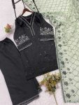 1RICH LOOK ROMAN SEQUENCE EMBROIDERY WORK TOP PALAZZO WITH DUPATTA FESTIVE WEAR WHOLESALE PRICE ETHNIC GARMENT (26)