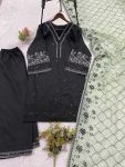 1RICH LOOK ROMAN SEQUENCE EMBROIDERY WORK TOP PALAZZO WITH DUPATTA FESTIVE WEAR WHOLESALE PRICE ETHNIC GARMENT (26)