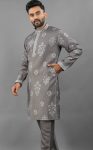 1RICH LOOK RUSSIAN SILK EMBROIDERY WORK MEN’S KURTA PAYJAMA FESTIVE WEAR WHOLESALE PRICE ETHNIC GARMENT (12)